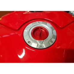 Cnc Racing Ts423Spr Tappo Serbatoio Carburante Pramac Racing silver rosso