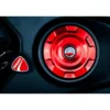 Cnc Racing TS102S Tappo serbatoio carburante Ducati Argento