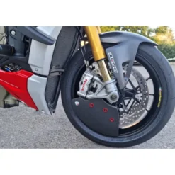 Cnc Racing ZA750KRPR GP DUCTS EVO - Sistema Raffreddamento Impianto Frenante - Carbonio Lucido - Pramac Racing Rosso