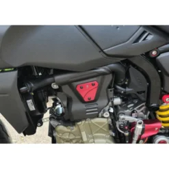 Cnc Racing ZA273Y Cover motore SX Ducati Hypermotard 698 Mono - carbonio Opaco