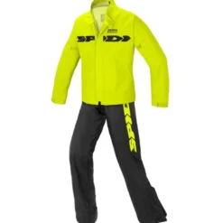 Completo Antipioggia Spidi Sport Rain Kit Giallo Fluo