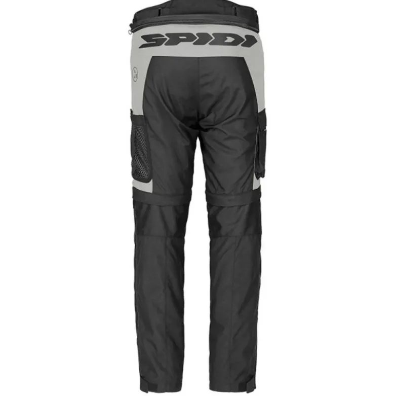 Completo Spidi Hard Track Giacca e Pantalone Nero Grigio Ghiaccio