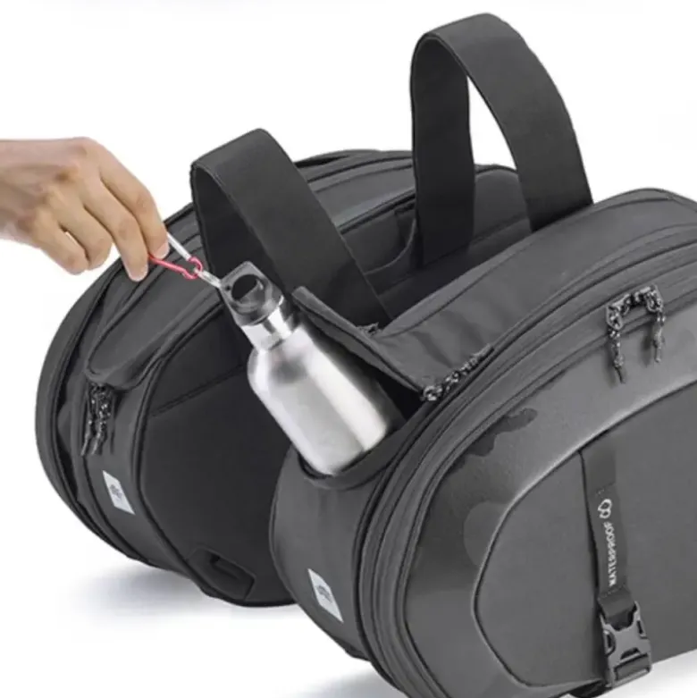 Coppia Borse Laterali Drifter Kappa DR05 Nero