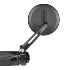 Coppia Specchietti Chaft End Bar Omologati Damon Nero IN1061