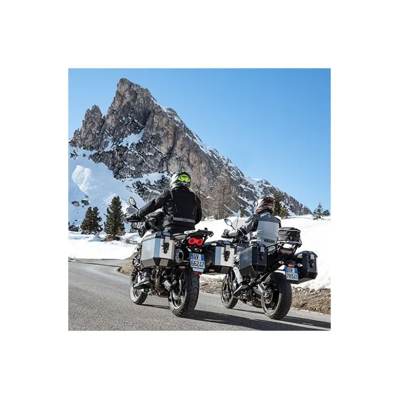 Coppia Valigie Laterali Givi Trekker Alaska 36 Litri Alluminio