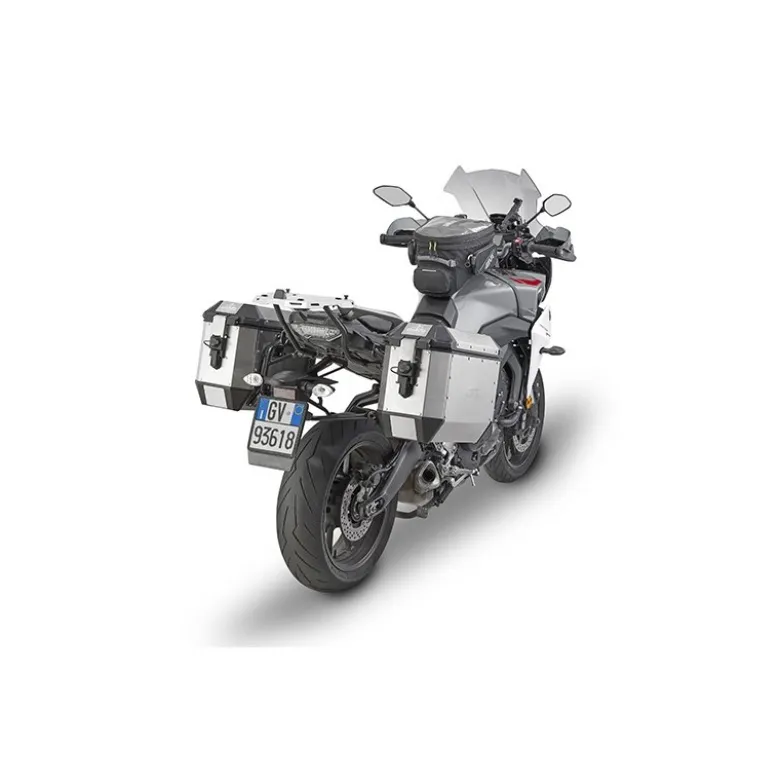 Coppia Valigie Laterali Givi Trekker Alaska 36 Litri Alluminio