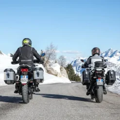 Coppia Valigie Laterali Givi Trekker Alaska 36 Litri Alluminio Nero