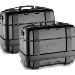 Coppia Valigie Laterali Givi TRK46BPACK2 Trekker Monokey 46 Litri Nero