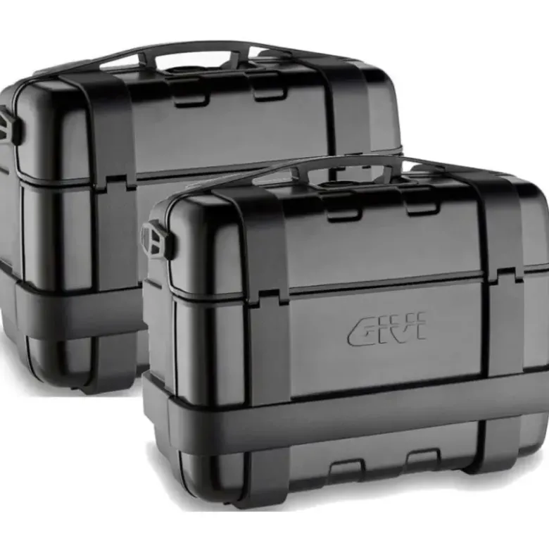 Coppia Valigie Laterali Givi TRK46BPACK2 Trekker Monokey 46 Litri Nero