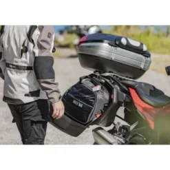 Coppia Valigie Laterali Givi V37NN Monokey Side 37 Litri Nero
