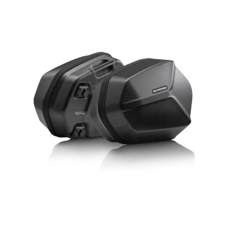 Coppia Valigie Laterali Sw-Motech AERO ABS 25 Litri Nero