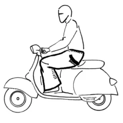 Coprigambe Universale Tucano Urbano Takeaway Nero