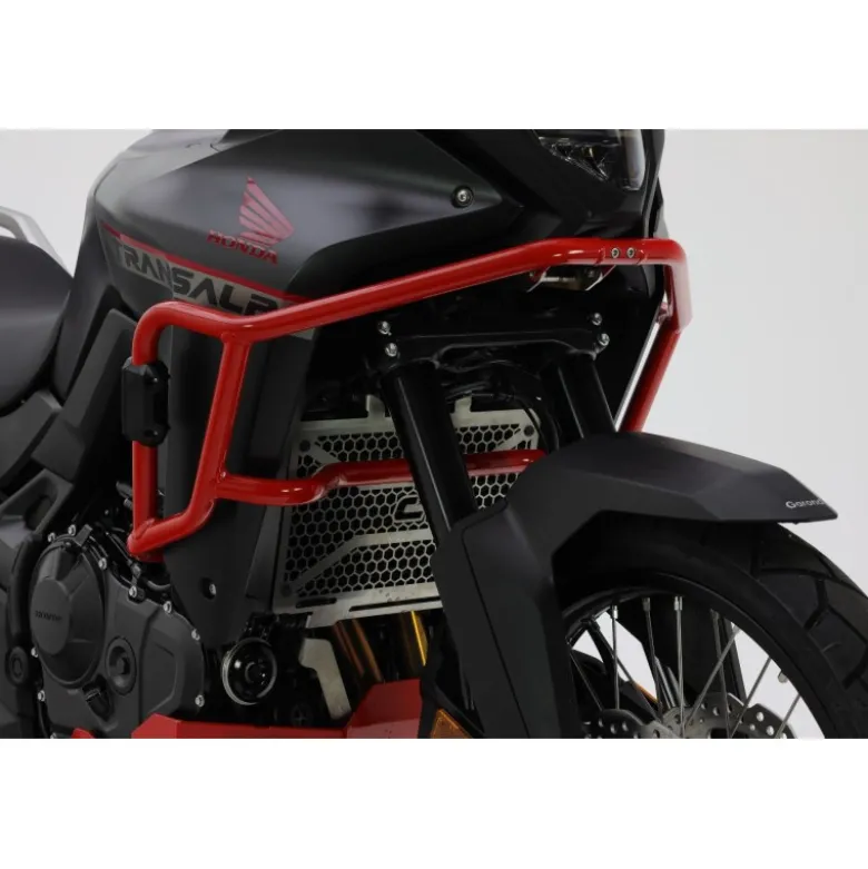 Crash Bar In Alluminio Per Honda Xl 750 Transalp Rosso