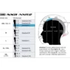 Cuffia Shoei Type-E Center Pad S9 Per Caschi NXR / NXR 2