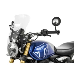 Cupolino Endurance Race Isotta per Triumph Speed 400 2025 Trasparente