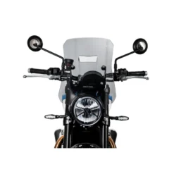Cupolino Endurance Race Isotta per Triumph Speed Twin 900 2025 Fumé Chiaro