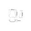 Cupolino Isotta Alta Protezione per BMW R 1200 Gs Standard dal 2004 al 2012 Trasparente