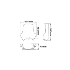Cupolino Isotta Alta Protezione per BMW R 1200 Gs Standard dal 2004 al 2012 Trasparente