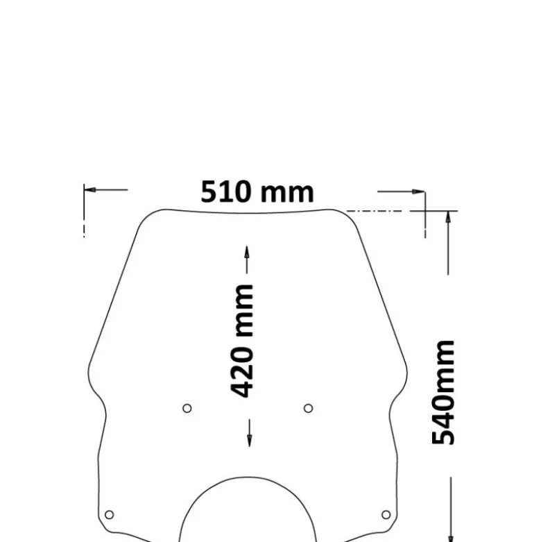Cupolino Isotta Alto Husqvarna Norden 901 2022 Fumé Chiaro