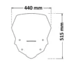 Cupolino Isotta Alto per Honda Transalp Xl 750 2023 Trasparente