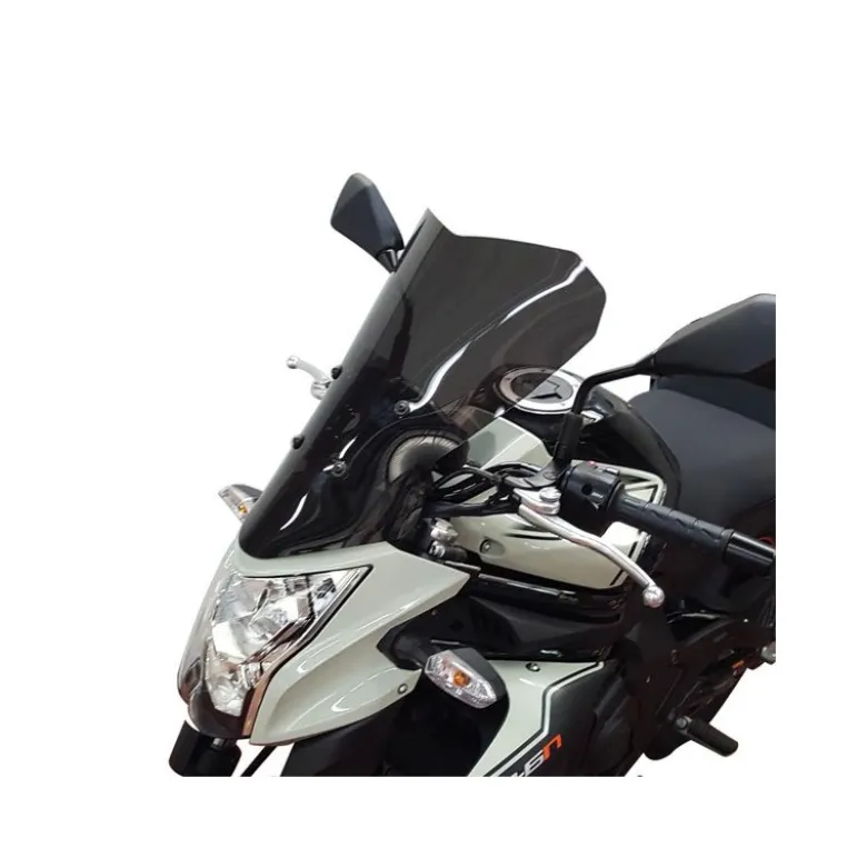 Cupolino Isotta Alto per Kawasaki Er - 6N dal 2012 al 2016 Fumé Scuro