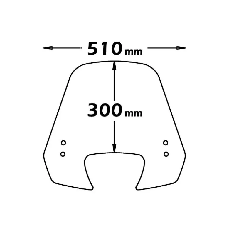 Cupolino Isotta Alto per PIAGGIO Liberty 50 - 125 - 150 Rst E I - Get Fumé Chiaro
