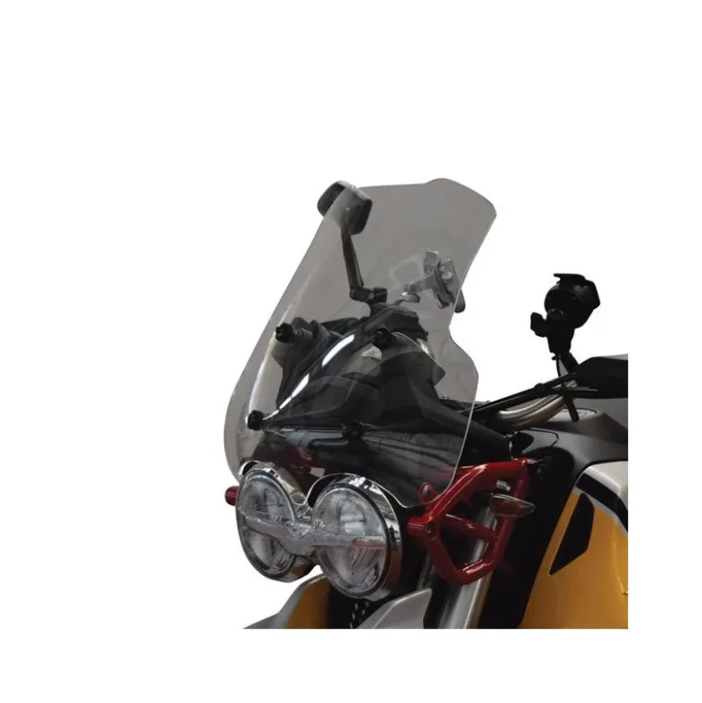 Cupolino Isotta Bassa Protezione Completo Di Pomoli E Distanziali Per Moto Guzzi V85Tt 2019- Trasparente