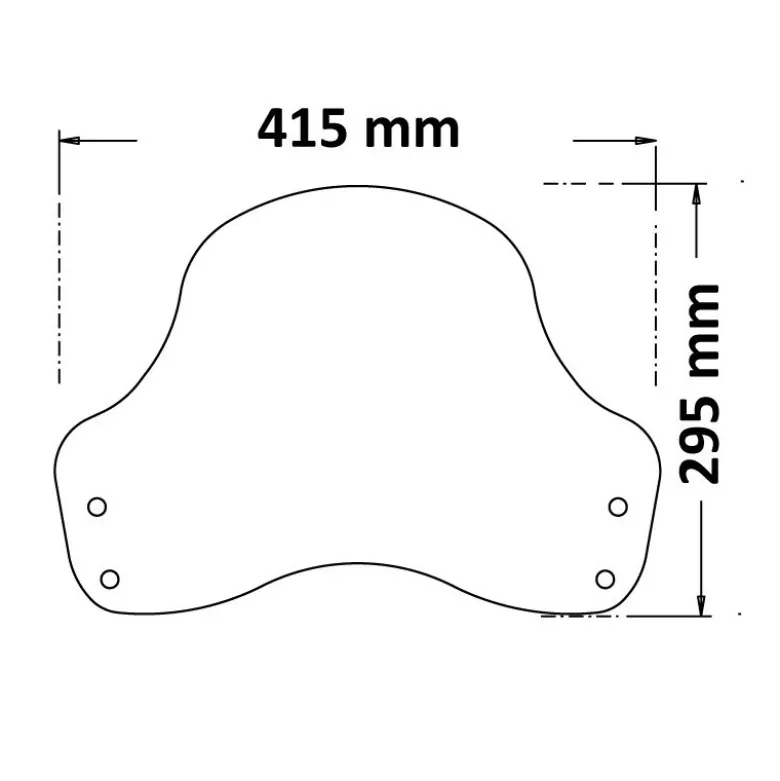 Cupolino Isotta Basso per BMW Nine T Urban Gs 1200 Fumé Scuro