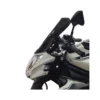 Cupolino Isotta Basso per Kawasaki Er - 6N dal 2012 al 2016 Fumé Scuro