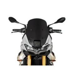 Cupolino Isotta Basso Per Moto Guzzi V100 Mandello S Con Radar Nero Opaco