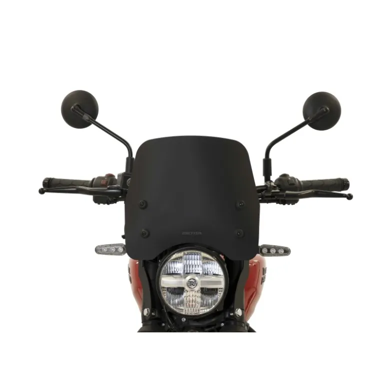 Cupolino Isotta Basso Per Royal Enfield Guerrilla 450 Nero Opaco