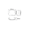 Cupolino Isotta Basso Tipo Adv per BMW R 1200 Gs Standard dal 2004 al 2012 Trasparente