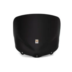 Cupolino Isotta Double Bubble Alto Nero Opaco Per Yamaha X-Max 125-250 Fumè Scuro