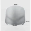 Cupolino Isotta Double Bubble Alto Nero Opaco per Yamaha X - MAX 125 - 250