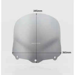 Cupolino Isotta Double Bubble Alto Nero Opaco per Yamaha X - MAX 125 - 250