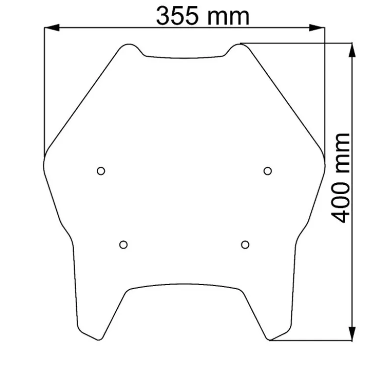 Cupolino Isotta Limited per BMW R 1300 Gs dal 2023 Fumé Chiaro