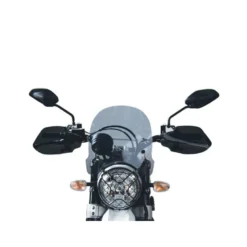 Cupolino Isotta Media Protezione per Harley Davidson Forty Eight 1200 dal 2018 Ducati Scrambler Desert Sled dal 2017 Fumé Scuro