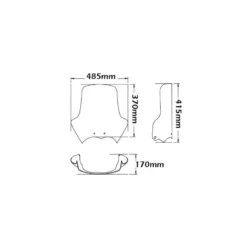 Cupolino Isotta per BMW R 1200 Gs Standard dal 2004 al 2012 Fumé Chiaro