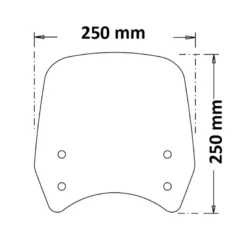 Cupolino Isotta Per Royal Enfield Meteor 350 Fireball 2021- Fumè Scuro