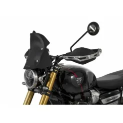 Cupolino Isotta Rally Isotta Per Triumph Scrambler 1200 X / Xe Nero Opaco