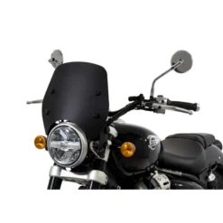 Cupolino Isotta Royal Enfield Super Meteor 650 Nero Opaco