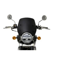 Cupolino Isotta Royal Enfield Super Meteor 650 Nero Opaco