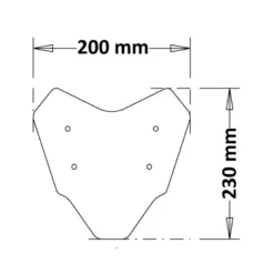 Cupolino Isotta Sport Fly per Yamaha Mt - 07 2021