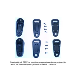 Cupolino Isotta Tipo Adventure Full Protection per BMW R 1150 Gs dal 2000 al 2003 Std Trasparente