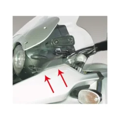 Cupolino Isotta Tipo Adventure Full Protection per BMW R 1150 Gs dal 2000 al 2003 Std Trasparente