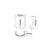 Cupolino Isotta Tipo Adv per BMW F 650 - 800 Gs dal 200807/2012 Trasparente