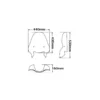 Cupolino Isotta Tipo Air Flow Per F 650 Gs 2000-2003 Fumè Chiaro