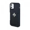 Custodia Adatta per iPhone 12 Mini Con Supporto Cube X-Guard Carbonio