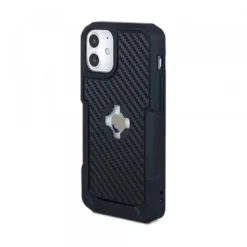 Custodia Adatta per iPhone 12 Mini Con Supporto Cube X-Guard Carbonio