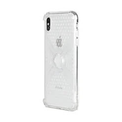 Custodia Adatta per iPhone XS Max Con Supporto Cube X-Guard Trasparente